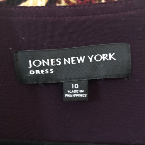 Jones New York Patterned Wrap Dress - Picture 4 of 4